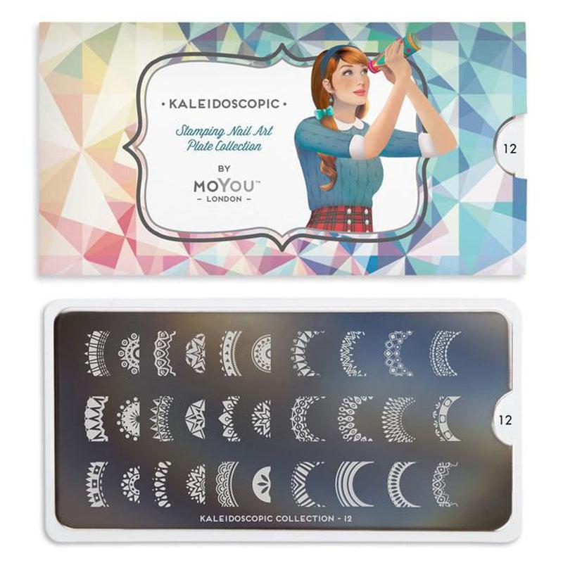 Kaleidoscope 12-Stamping Nail Art Stencil-[stencil]-[manicure]-[image-plate]-MoYou London