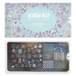 Kawaii 01-Stamping Nail Art Stencil-[stencil]-[manicure]-[image-plate]-MoYou London