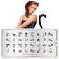Kitty 07-Stamping Nail Art Stencil-[stencil]-[manicure]-[image-plate]-MoYou London