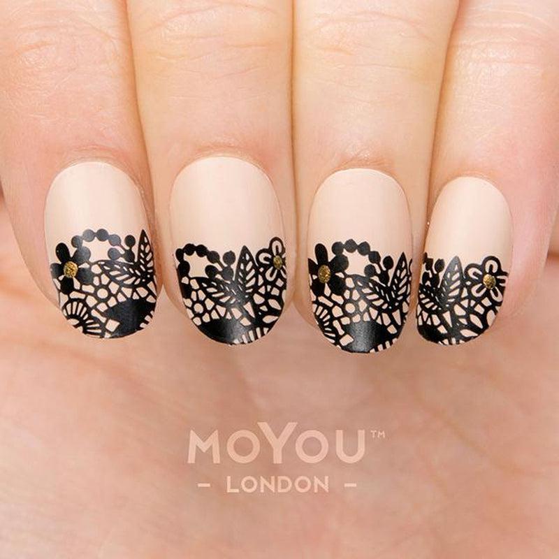 Lace 05-Stamping Nail Art Stencil-[stencil]-[manicure]-[image-plate]-MoYou London