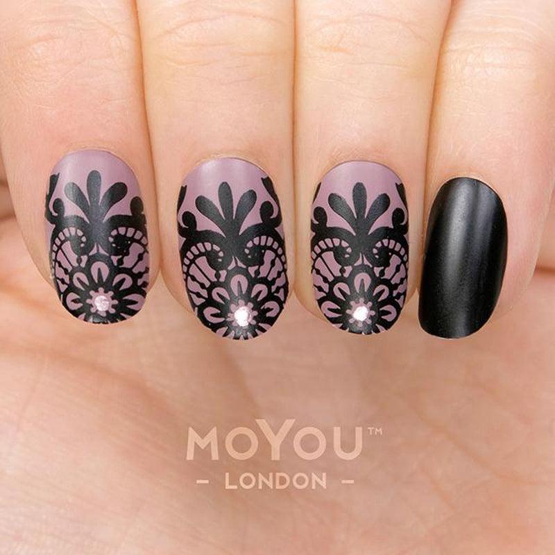 Lace 06-Stamping Nail Art Stencil-[stencil]-[manicure]-[image-plate]-MoYou London