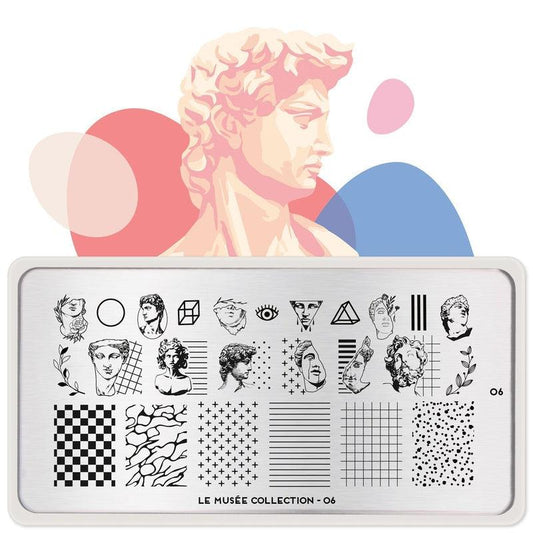 Le Musée 06-Stamping Nail Art Plates-[stencil]-[manicure]-[image-plate]-MoYou London