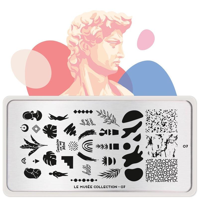 Le Musée 07-Stamping Nail Art Plates-[stencil]-[manicure]-[image-plate]-MoYou London