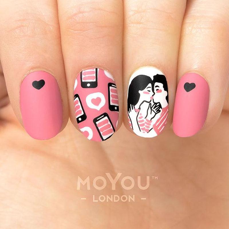 Love is... 01-Stamping Nail Art Plates-[stencil]-[manicure]-[image-plate]-MoYou London