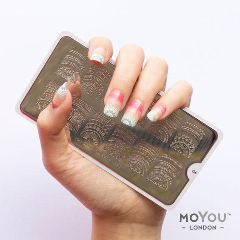 Mandala 06-Stamping Nail Art Plates-[stencil]-[manicure]-[image-plate]-MoYou London