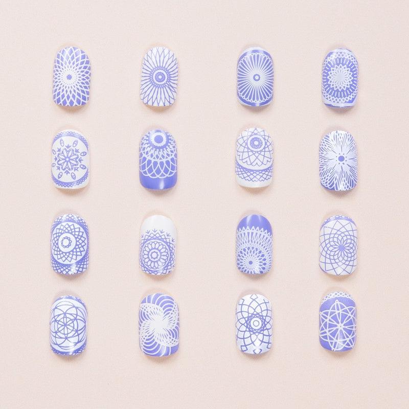 Mandala 12-Stamping Nail Art Plates-[stencil]-[manicure]-[image-plate]-MoYou London