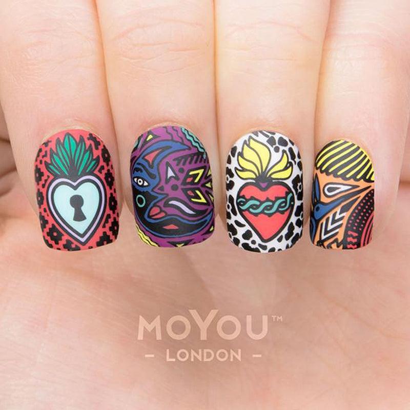 Mexico 02-Stamping Nail Art Stencil-[stencil]-[manicure]-[image-plate]-MoYou London