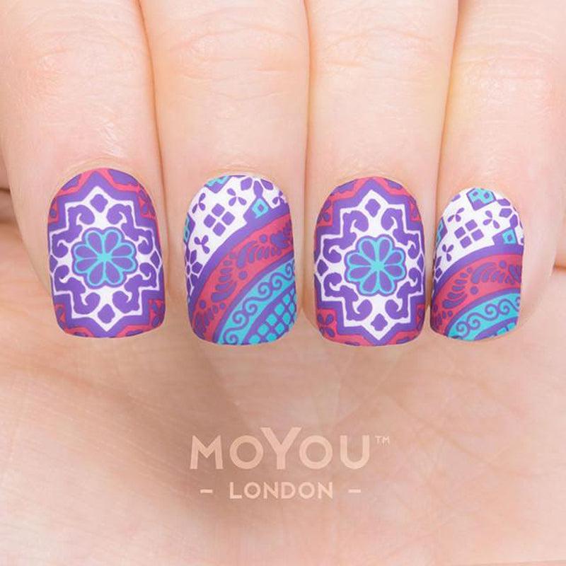 Mexico 05-Stamping Nail Art Stencil-[stencil]-[manicure]-[image-plate]-MoYou London
