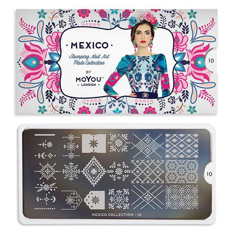 Mexico 10-Stamping Nail Art Stencil-[stencil]-[manicure]-[image-plate]-MoYou London