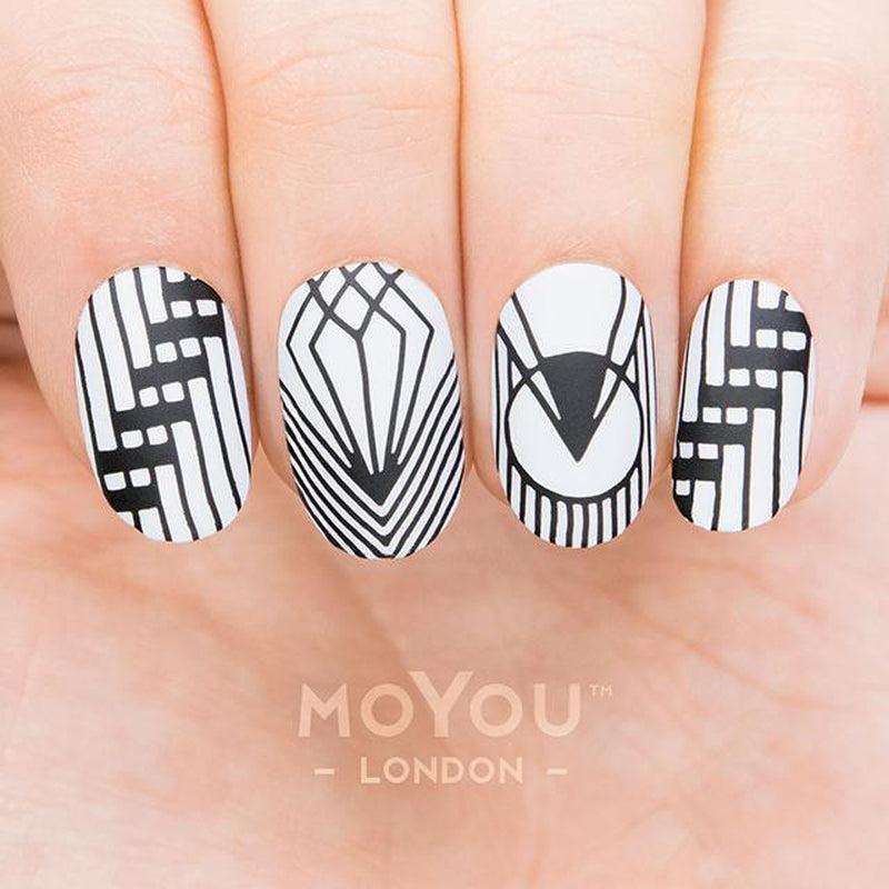 Minimal 12-Stamping Nail Art Stencil-[stencil]-[manicure]-[image-plate]-MoYou London