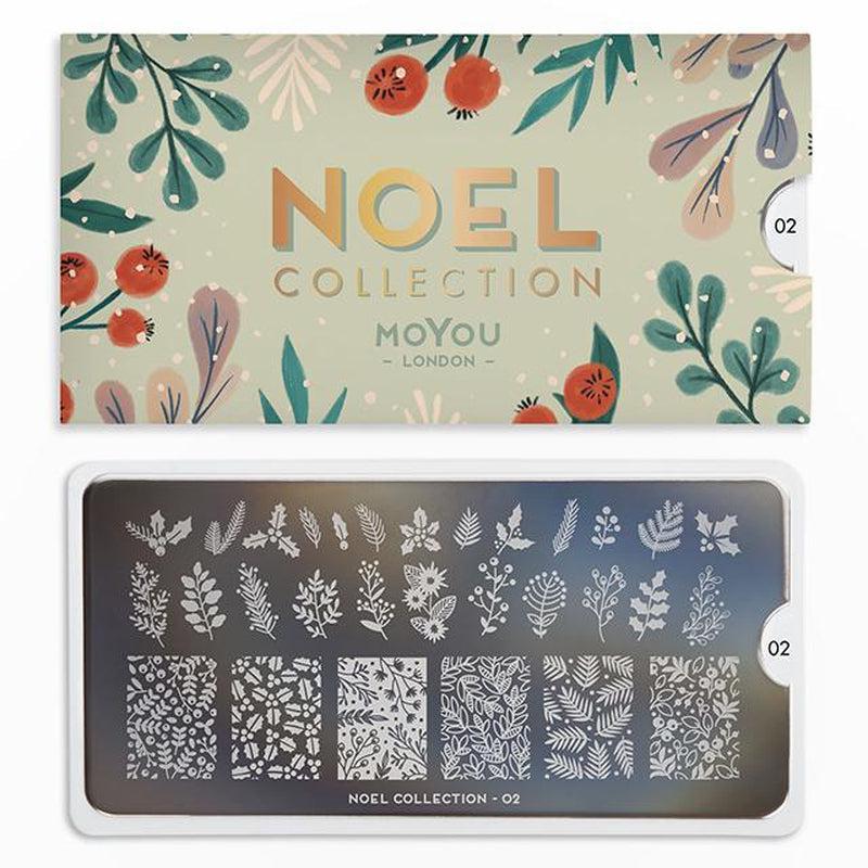 Noel 02-Stamping Nail Art Plates-[stencil]-[manicure]-[image-plate]-MoYou London