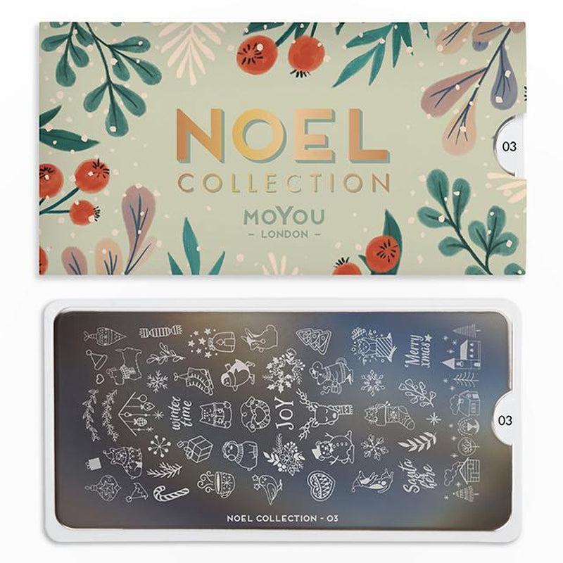 Noel 03-Stamping Nail Art Plates-[stencil]-[manicure]-[image-plate]-MoYou London