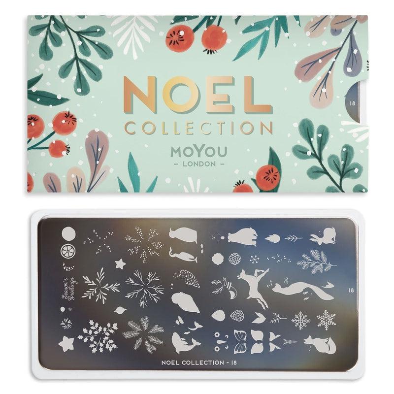 Noel 18-Stamping Nail Art Plates-[stencil]-[manicure]-[image-plate]-MoYou London