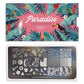 Paradise 06-Stamping Nail Plates-[stencil]-[manicure]-[image-plate]-MoYou London