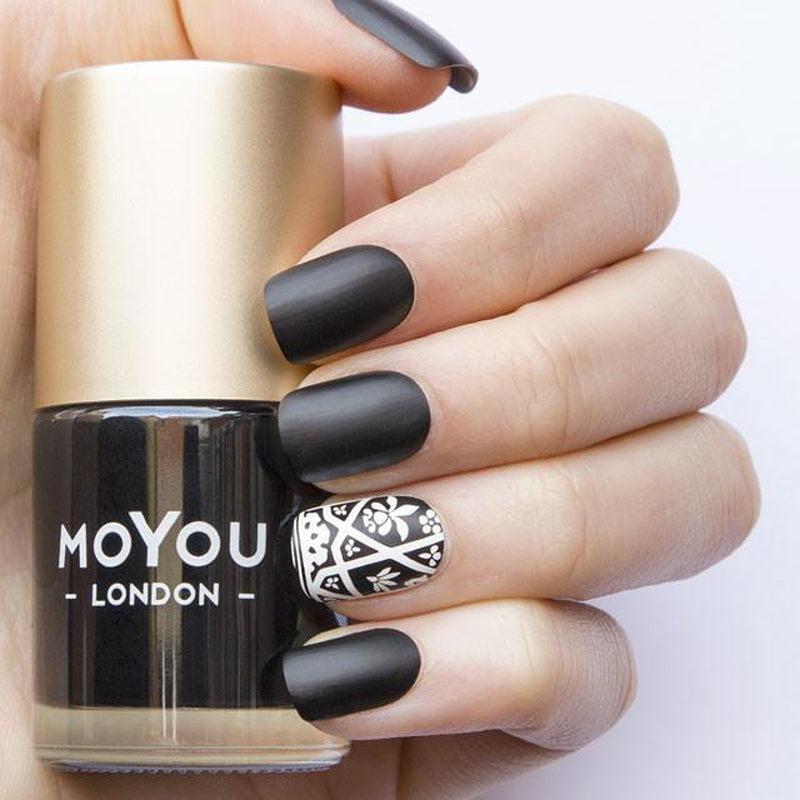 Premium Nail Polish - Black Knight 15ml-Stamping Nail Polish-[Stamping]-[dry-fast]-[long-lasting]-MoYou London