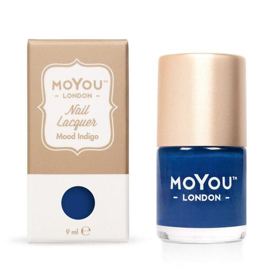 Premium Nail Polish- Mood Indigo-Stamping Nail Polish-[Stamping]-[dry-fast]-[long-lasting]-MoYou London