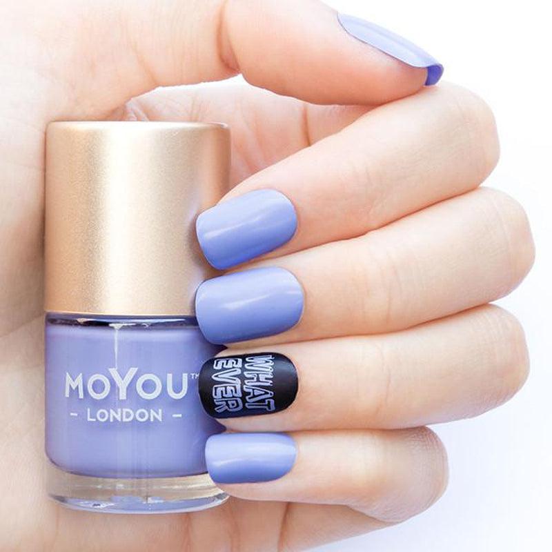 Premium Nail Polish - Periwinkle-Stamping Nail Art Polish-[Stamping]-[dry-fast]-[long-lasting]-MoYou London