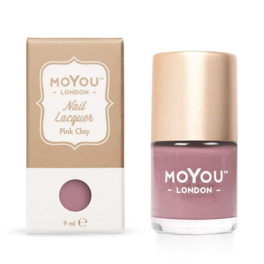 Premium Nail Polish - Pink Clay-Stamping Nail Art Polish-[Stamping]-[dry-fast]-[long-lasting]-MoYou London