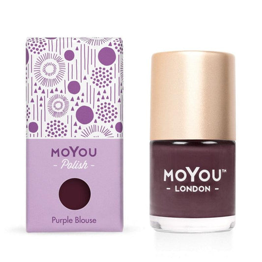 Premium Nail Polish - Purple Blouse-Stamping Nail Art Polish-[Stamping]-[dry-fast]-[long-lasting]-MoYou London