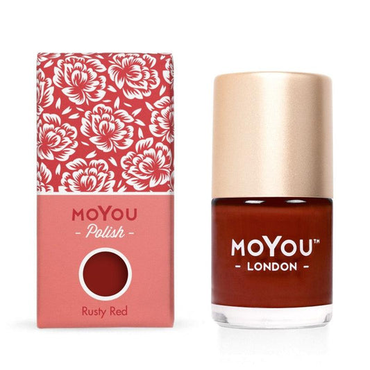 Premium Nail Polish - Rusty Red-Stamping Nail Polish-[Stamping]-[dry-fast]-[long-lasting]-MoYou London