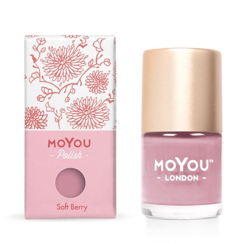 Premium Nail Polish - Soft Berry-Stamping Nail Polish-[Stamping]-[dry-fast]-[long-lasting]-MoYou London