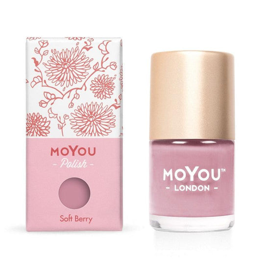 Premium Nail Polish - Soft Berry-Stamping Nail Polish-[Stamping]-[dry-fast]-[long-lasting]-MoYou London