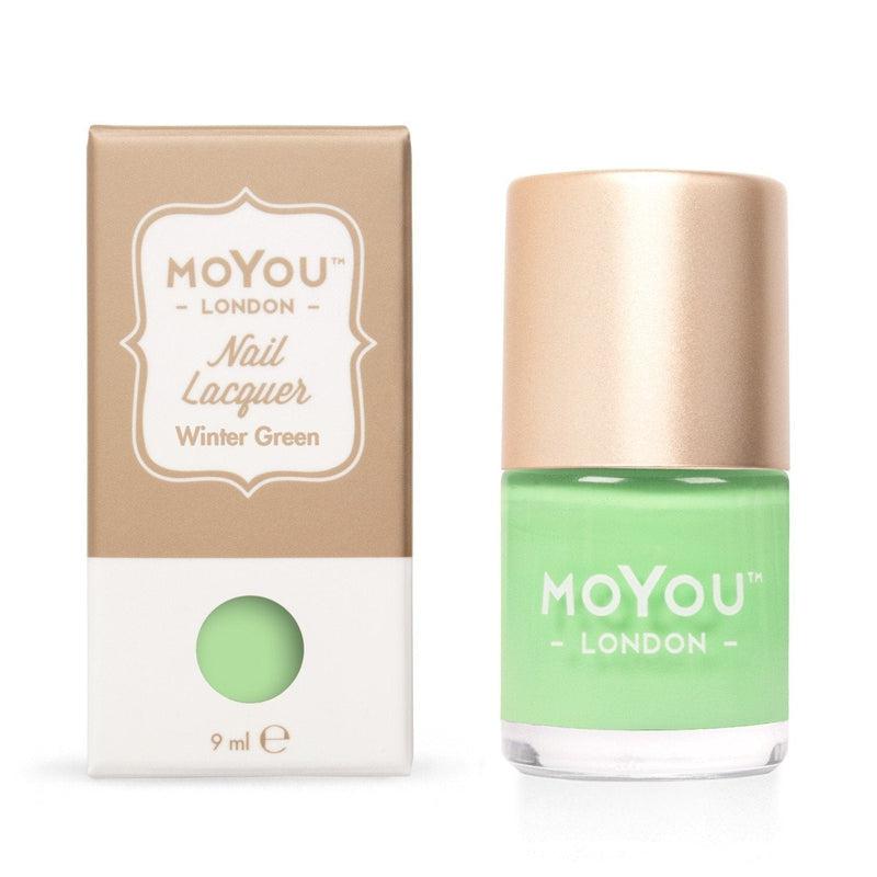 Premium Nail Polish - Winter Green-Stamping Nail Polish-[Stamping]-[dry-fast]-[long-lasting]-MoYou London