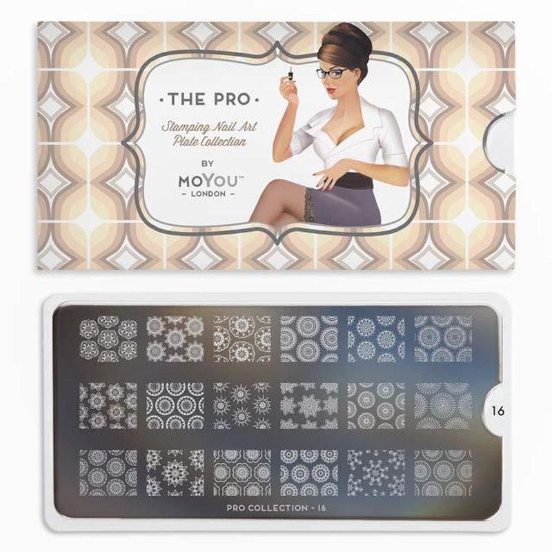 Pro 16-Stamping Nail Art Stencil-[stencil]-[manicure]-[image-plate]-MoYou London