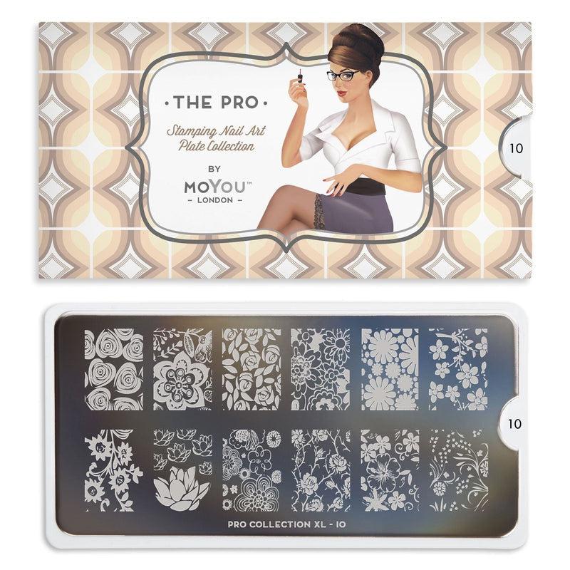 Pro XL 10-Stamping Nail Art Stencil-[stencil]-[manicure]-[image-plate]-MoYou London