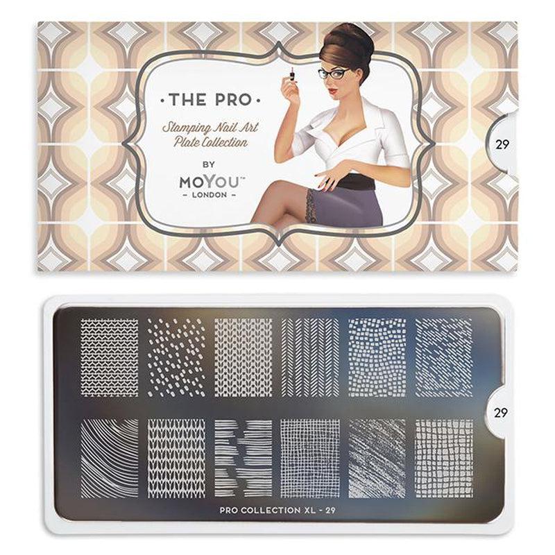 Pro XL 29-Stamping Nail Art Stencil-[stencil]-[manicure]-[image-plate]-MoYou London