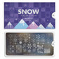Snow 04-Stamping Nail Art Stencil-[stencil]-[manicure]-[image-plate]-MoYou London