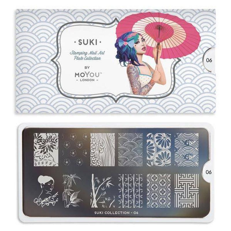 Suki 06-Stamping Nail Art Stencil-[stencil]-[manicure]-[image-plate]-MoYou London