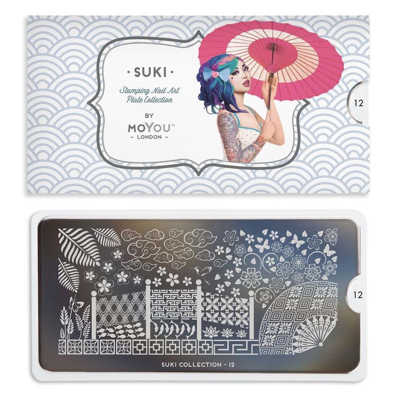 Suki 12-Stamping Nail Art Stencil-[stencil]-[manicure]-[image-plate]-MoYou London