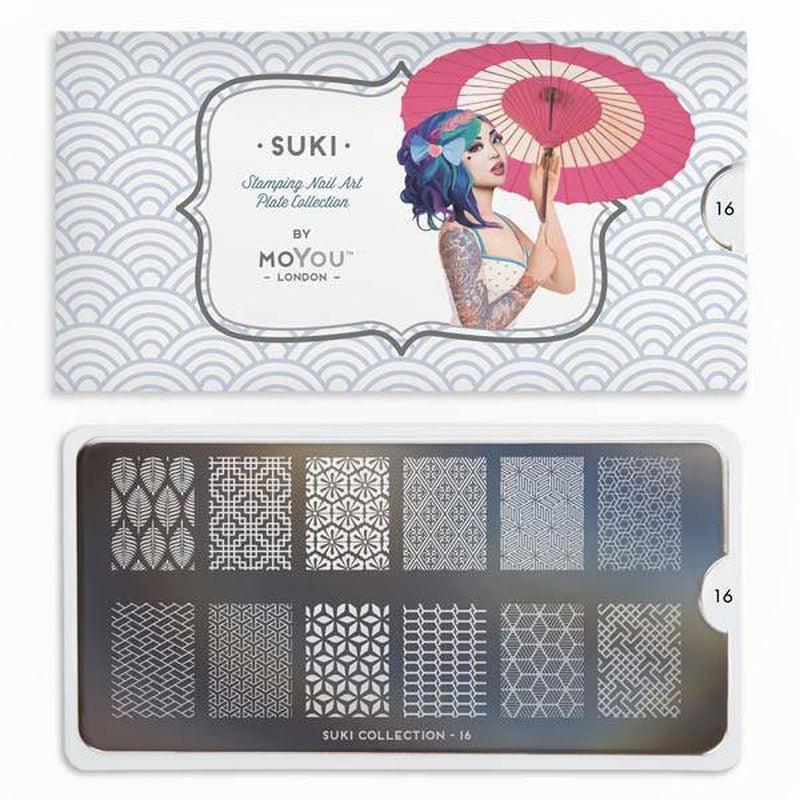 Suki 16-Stamping Nail Art Stencil-[stencil]-[manicure]-[image-plate]-MoYou London