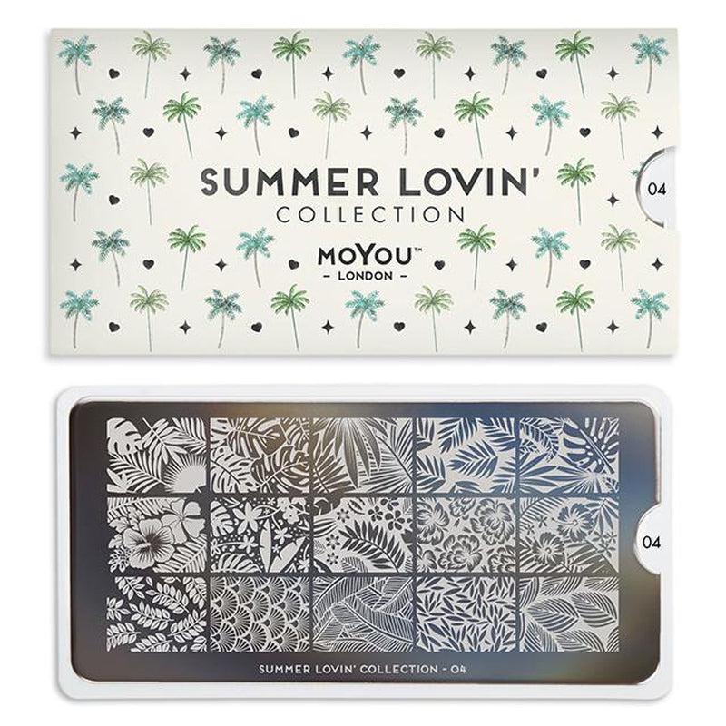 Summer Lovin' 04-Stamping Nail Art Stencil-[stencil]-[manicure]-[image-plate]-MoYou London