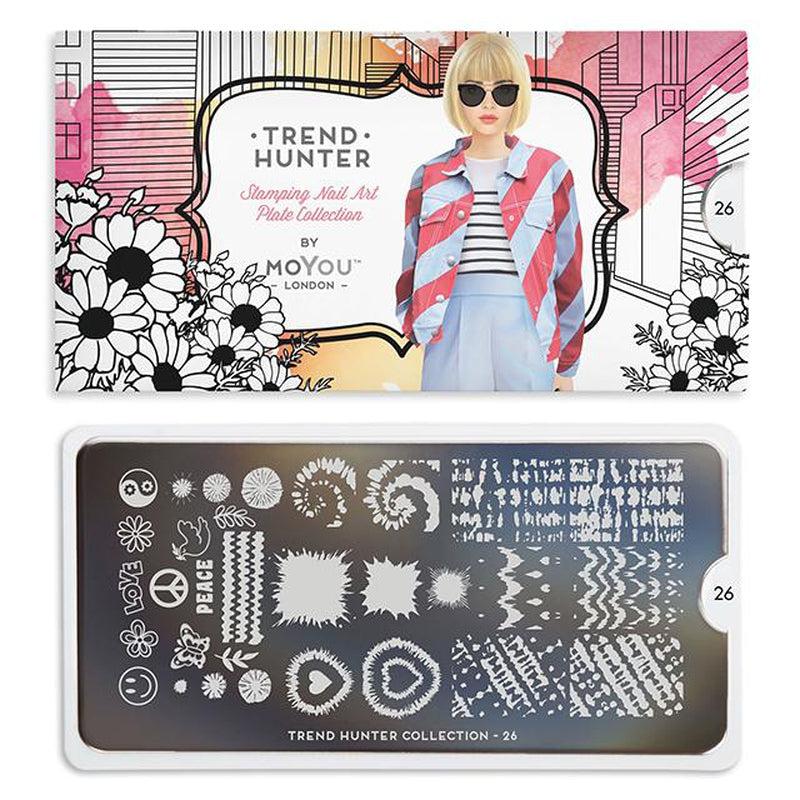 Trend Hunter 26-Stamping Nail Art Stencils-[stencil]-[manicure]-[image-plate]-MoYou London