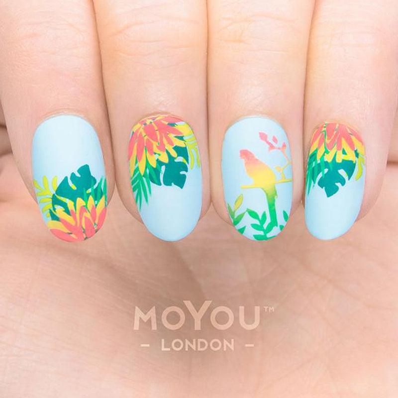 Tropical 29-Stamping Nail Art Stencils-[stencil]-[manicure]-[image-plate]-MoYou London