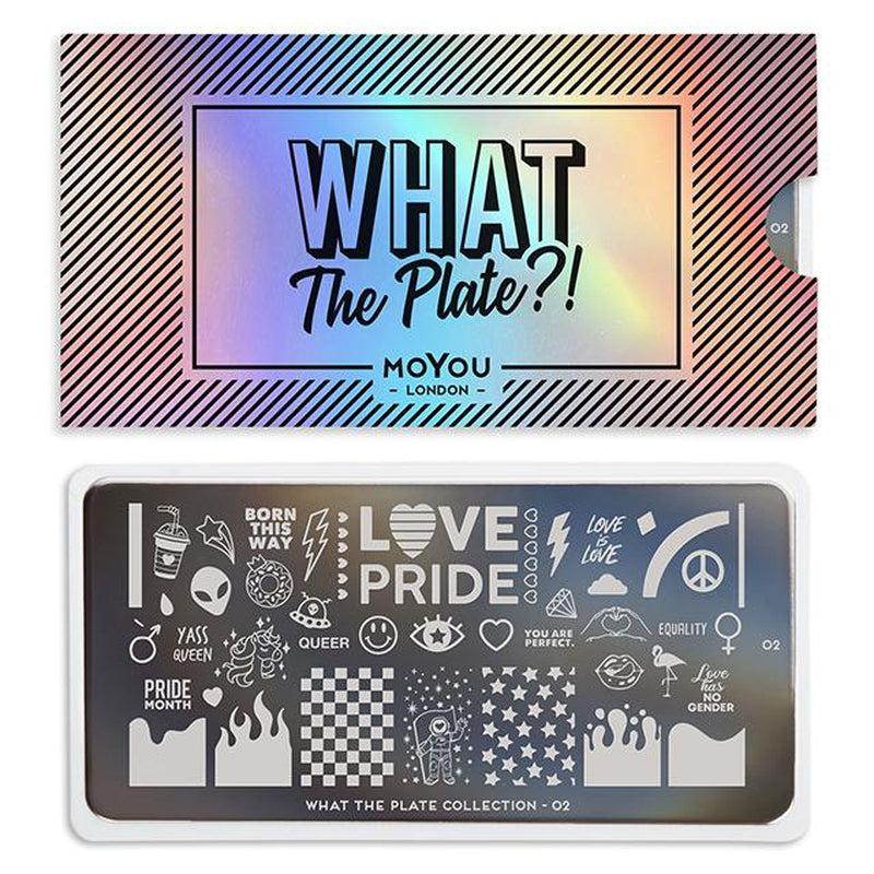 What the Plate 02 - PRIDE-Stamping Nail Art Stencils-[stencil]-[manicure]-[image-plate]-MoYou London