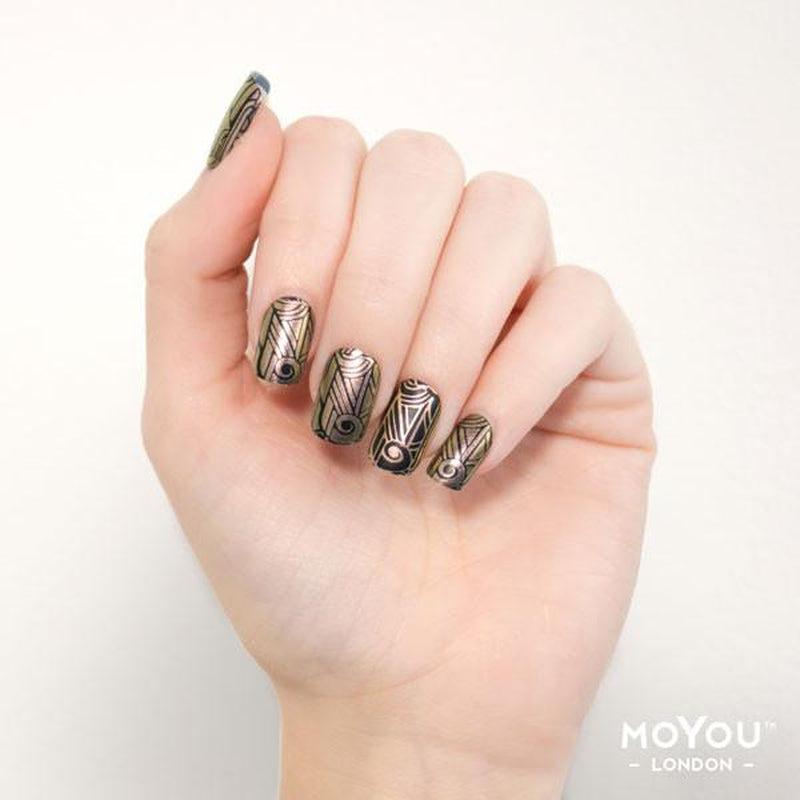 back to the 20s 03-Stamping Nail Art Stencils-[stencil]-[manicure]-[image-plate]-MoYou London